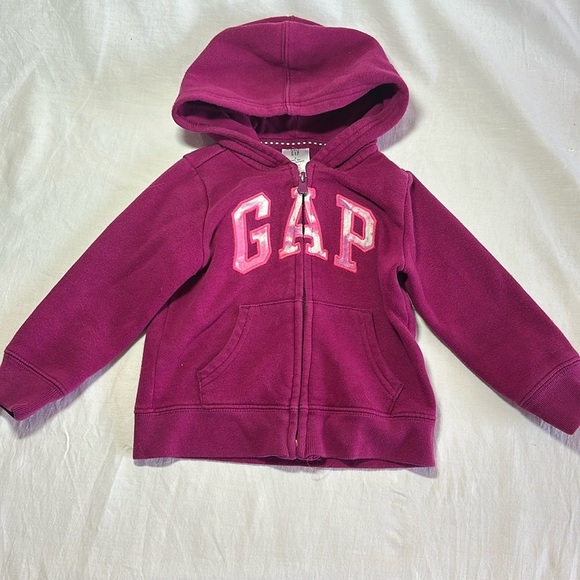 GAP kids - full zip hoodie. Size 2 - Picture 1 of 4